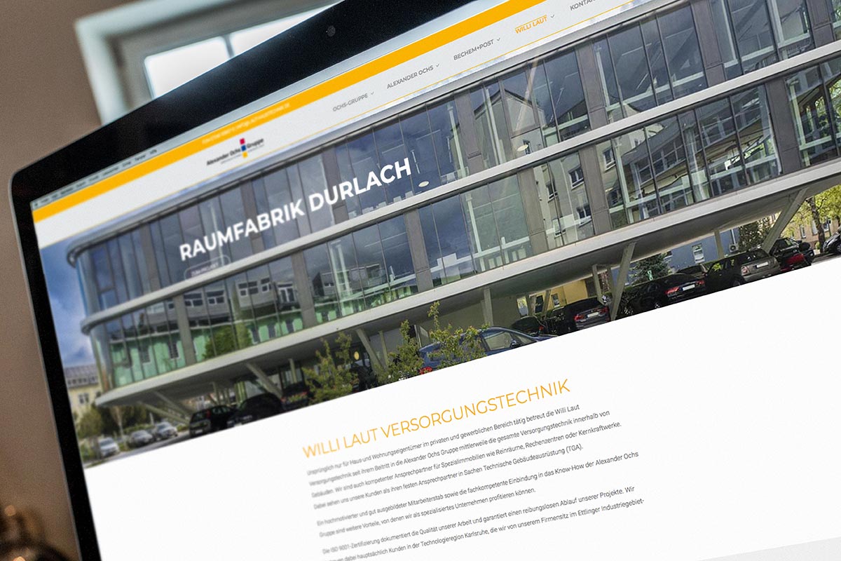 Website Wordpress Ochs-Gruppe