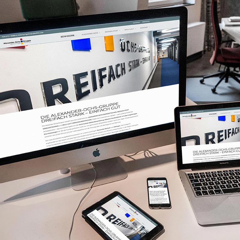 Design & Website Ochsgruppe